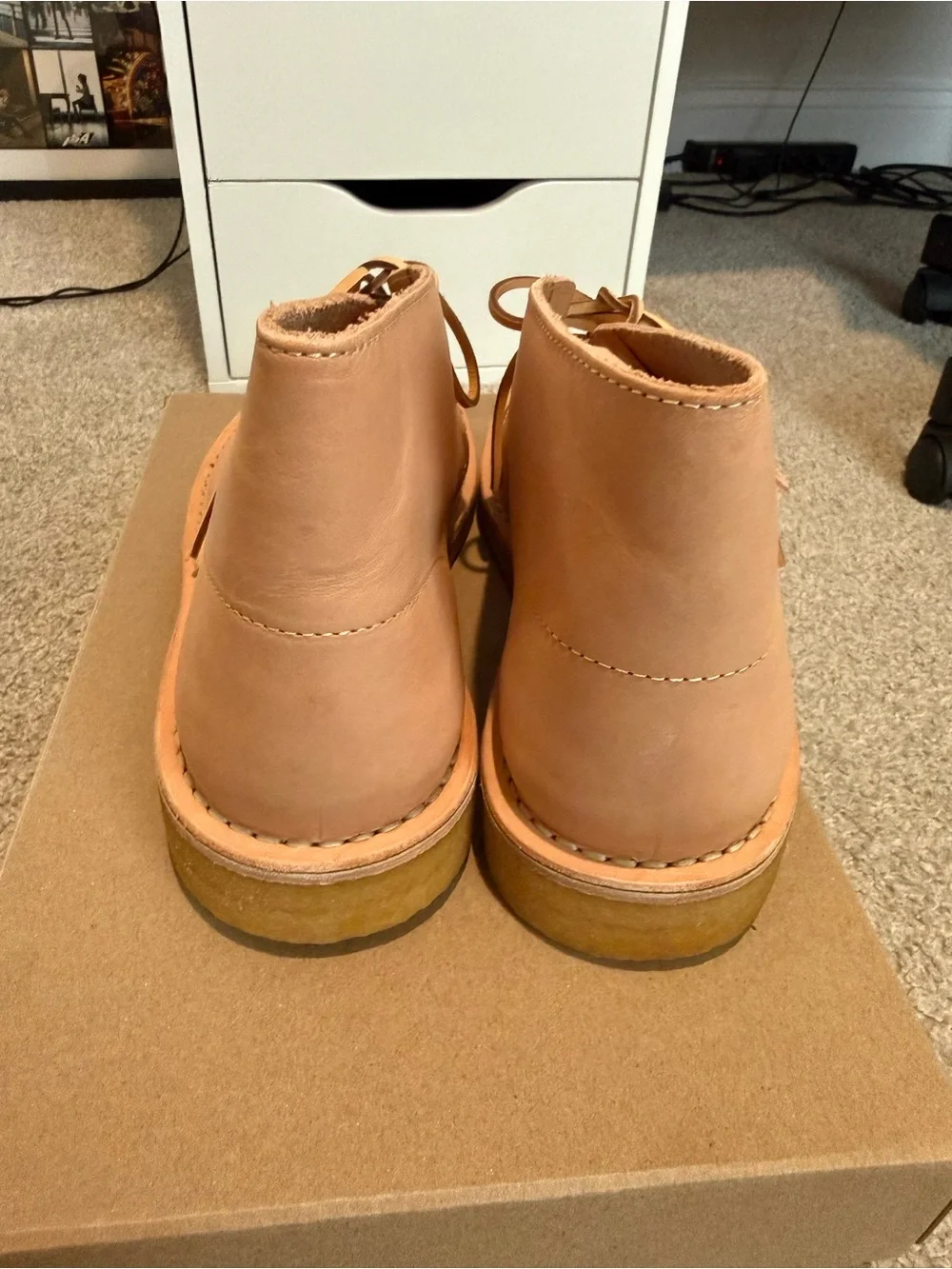 Men’s Clarks Desert Boots - Vegetable Tan Leather